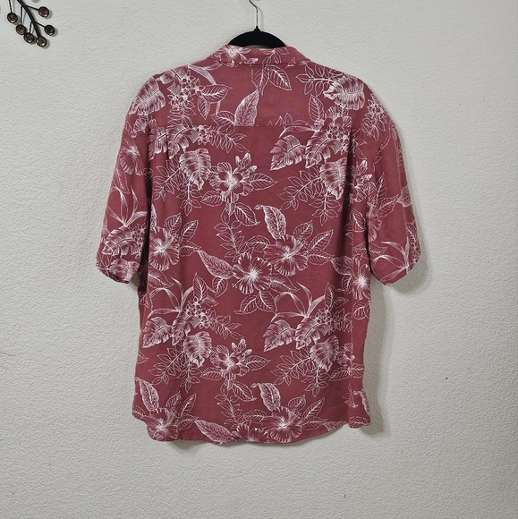 Seapointe Shirt Mens XL Hawaiian Button Up Short Sleeve w Pocket Floral - Picture 2 of 9